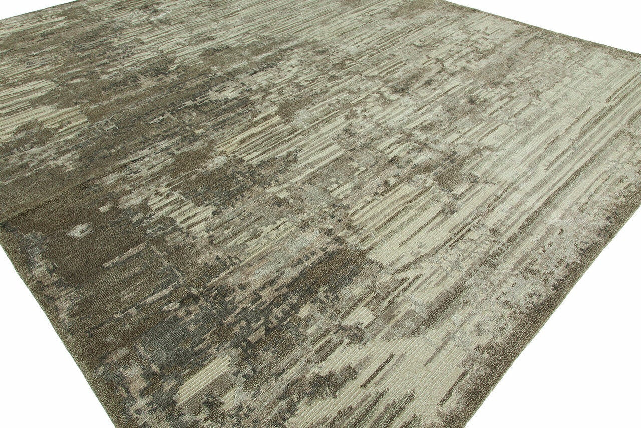 3' x 5' Modern Hand-Knotted Silk rug, Rug #ER3691
