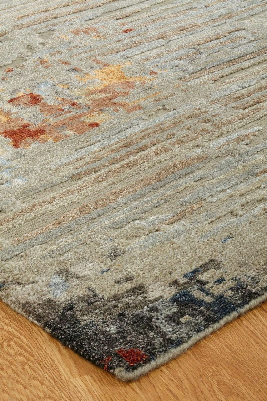 3' x 5' Modern Hand-Knotted Silk rug, Rug #ER3701