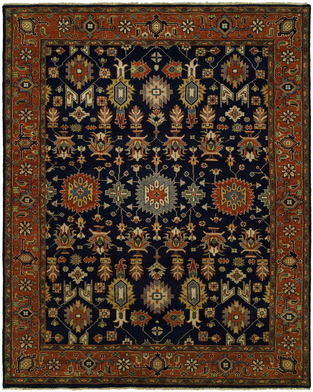 2' x 3' Traditional Hand-Knotted Wool rug, Rug #HR0841