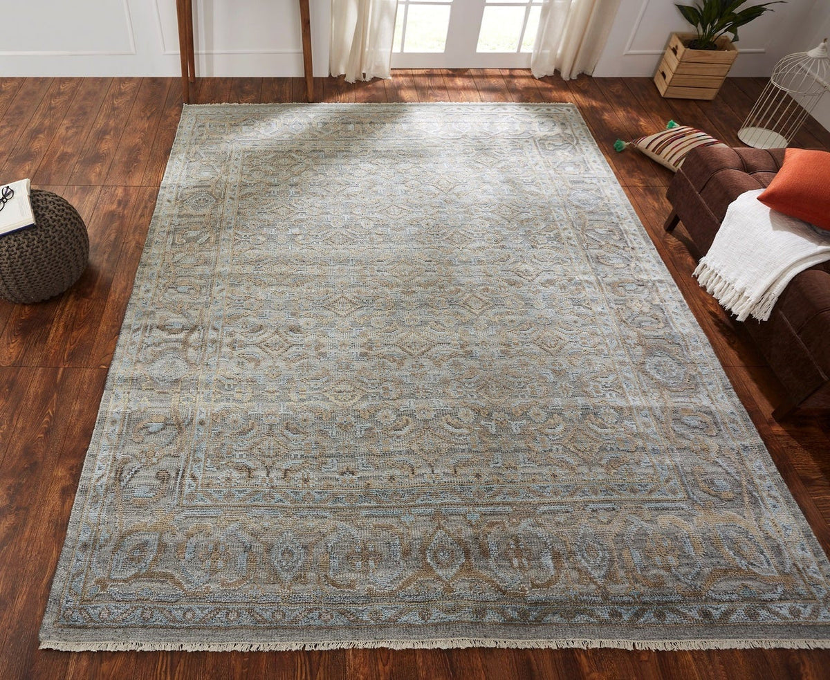 8' x 10' Transitional Hand-Knotted Wool rug, Rug #HV1341