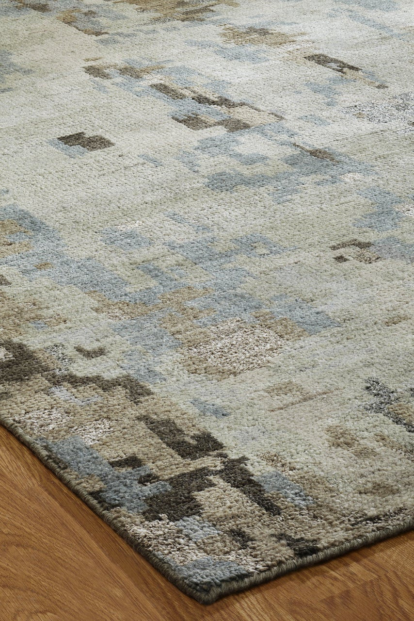 3' x 5' Modern Hand-Knotted Silk rug, Rug #HW9511