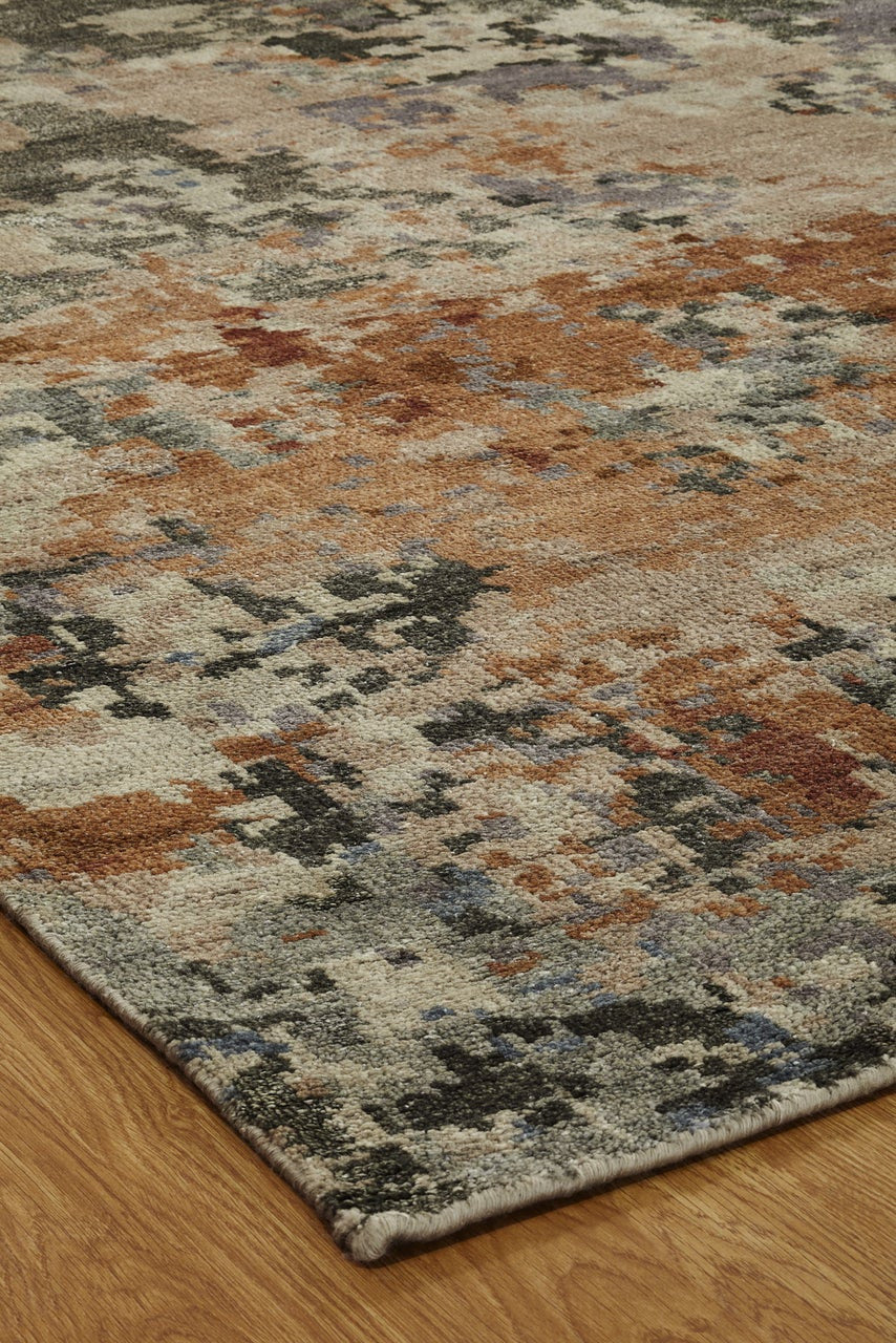 4' x 6' Modern Hand-Knotted Silk rug, Rug #HW9521