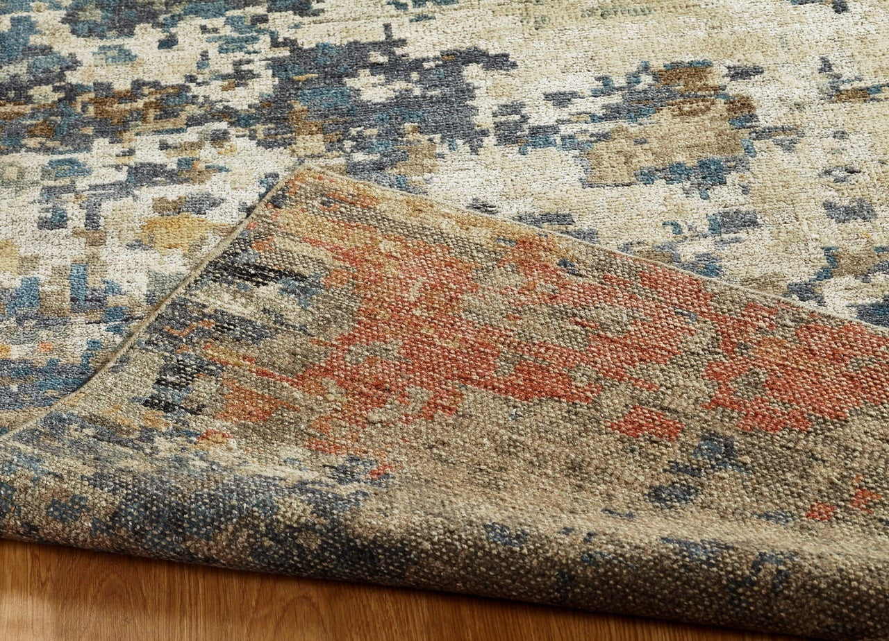 4' x 6' Modern Hand-Knotted Silk rug, Rug #HW9531