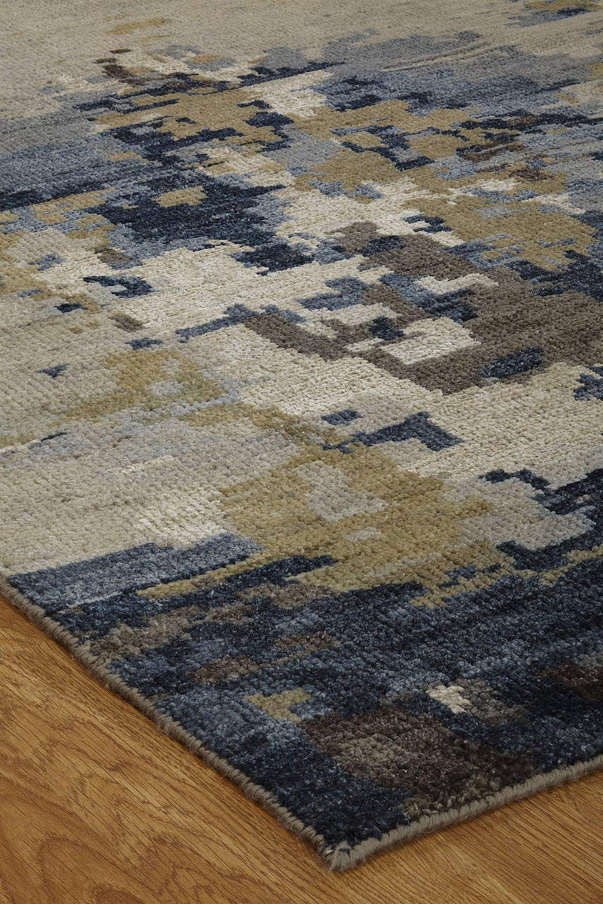 3' x 5' Modern Hand-Knotted Silk rug, Rug #HW9541