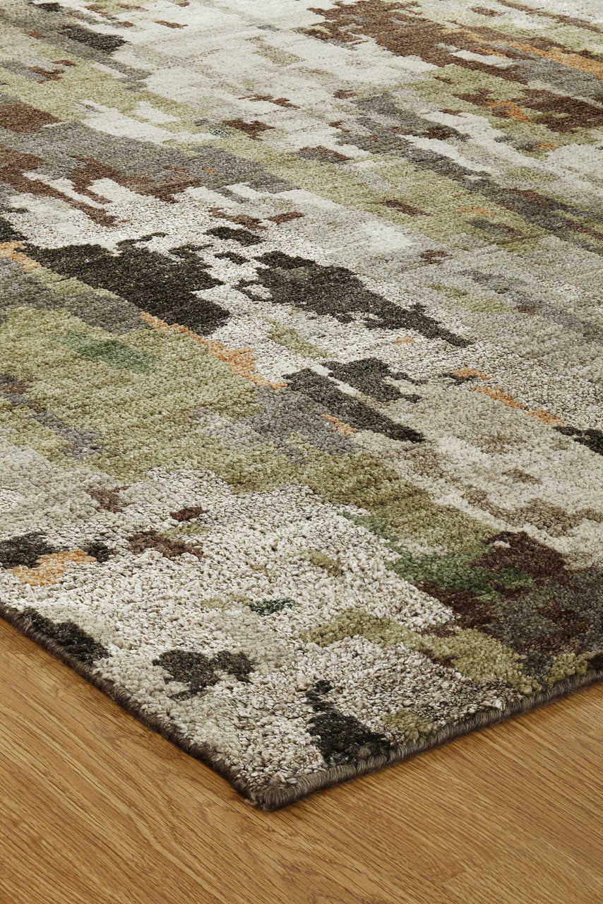 6' x 9' Modern Hand-Knotted Silk rug, Rug #HW9561