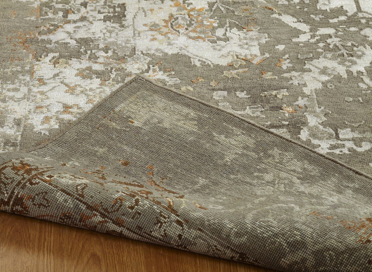 3' x 5' Transitional Hand-Knotted Silk rug, Rug #HZ4341