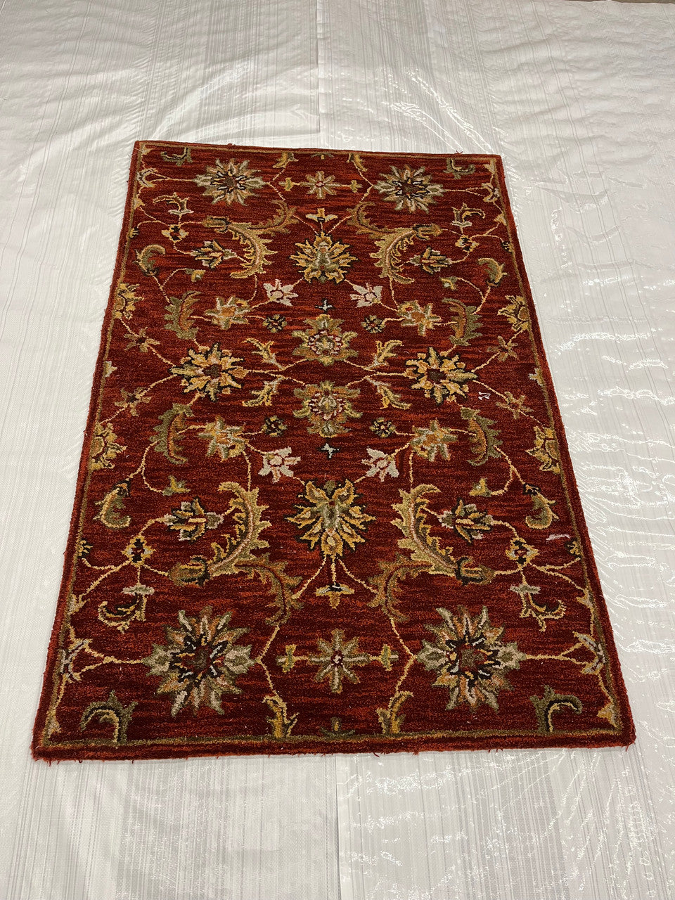4x6 Traditional Hand-Knotted Wool rug, Rug #EB-18