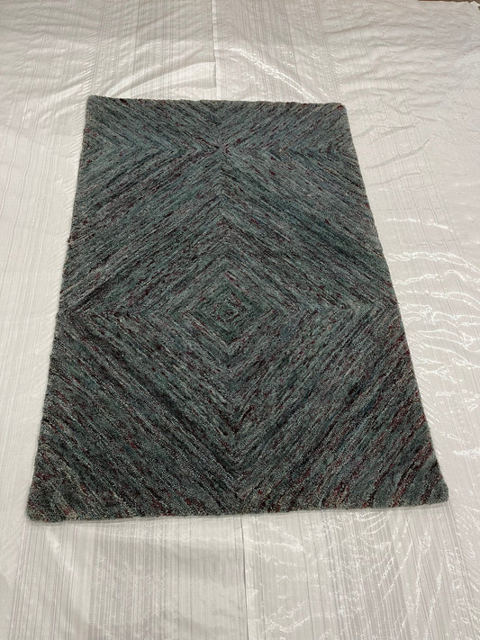 3x5 Modern Hand-Knotted Wool rug, Rug #EB-31