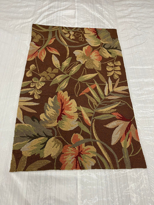 3x5 Coastal Hand-Knotted Wool rug, Rug #EB-32