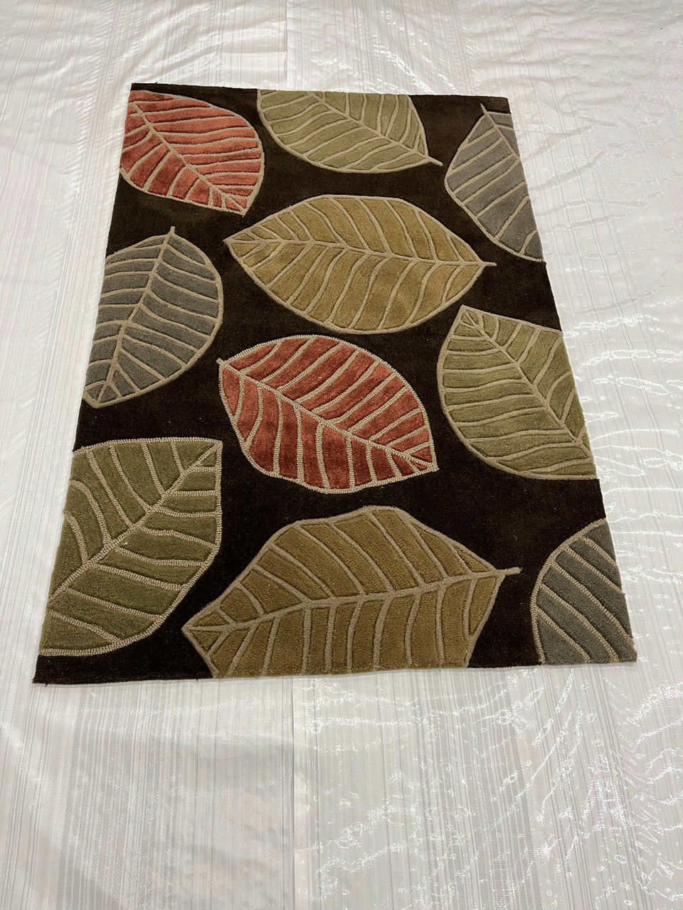 3x5 Coastal Hand-Knotted Wool rug, Rug #EB-34