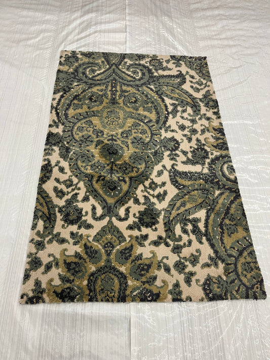 3x5 Ikat Hand-Knotted Wool rug, Rug #EB-35