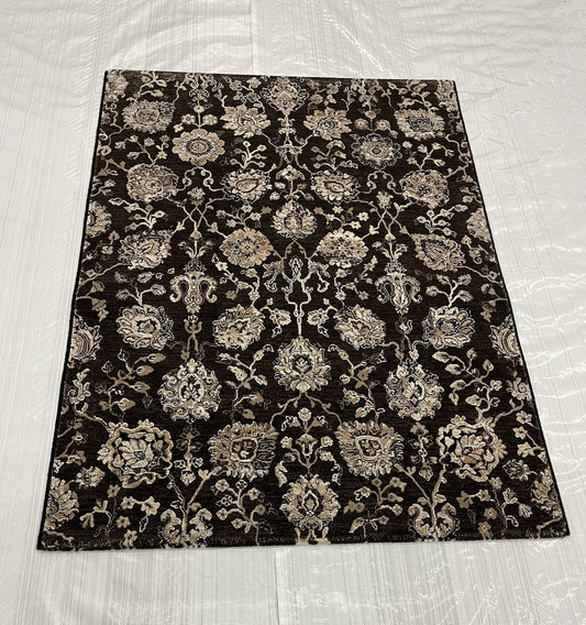 4x6 Transitional Hand-Knotted Wool rug, Rug #EB-45