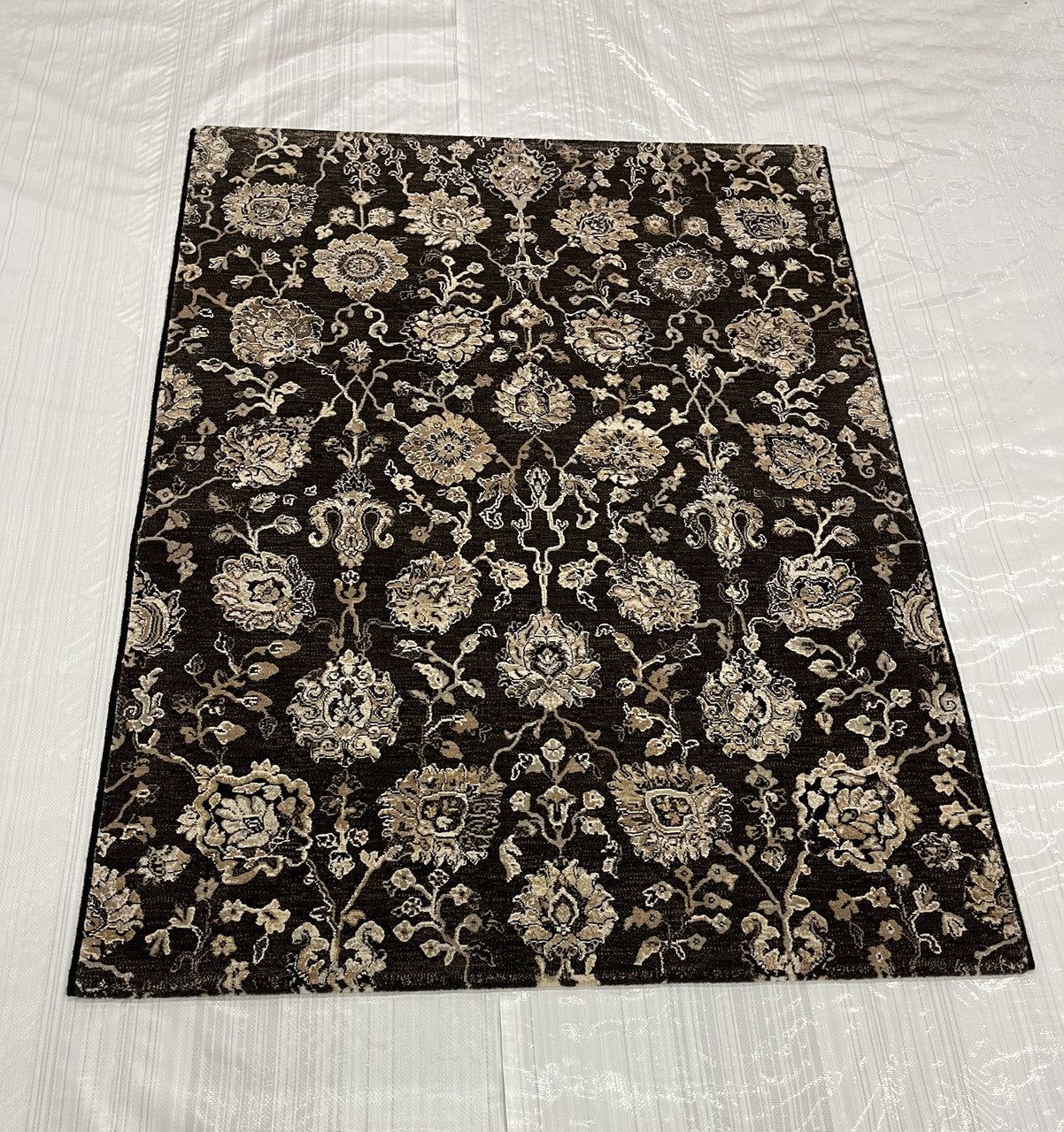 4x6 Transitional Hand-Knotted Wool rug, Rug #EB-45
