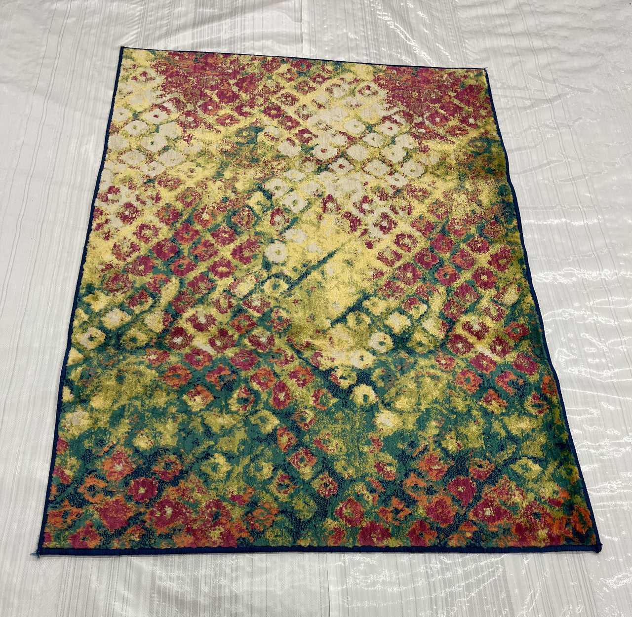 4x6 Modern Hand-Knotted Wool rug, Rug #EB-47