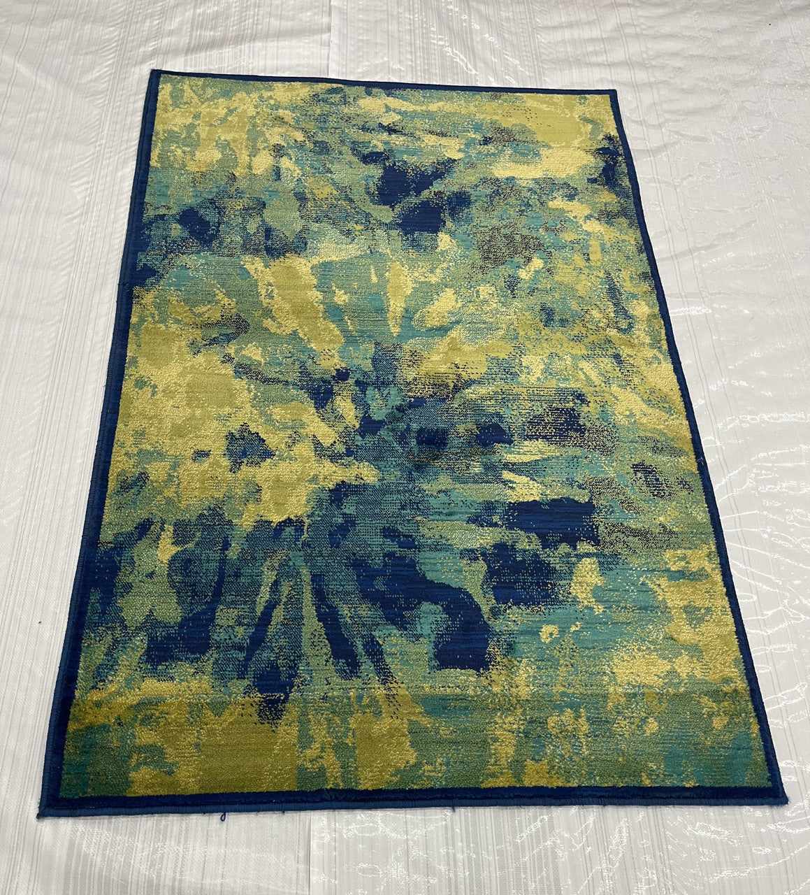 4x6 Modern Hand-Knotted Wool rug, Rug #EB-48
