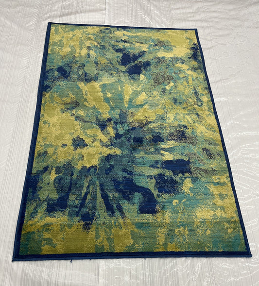 4x6 Modern Hand-Knotted Wool rug, Rug #EB-48