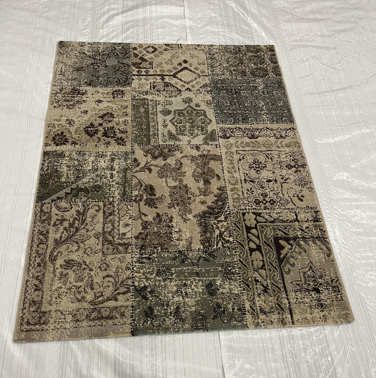 4x6 Modern Hand-Knotted Wool rug, Rug #EB-53