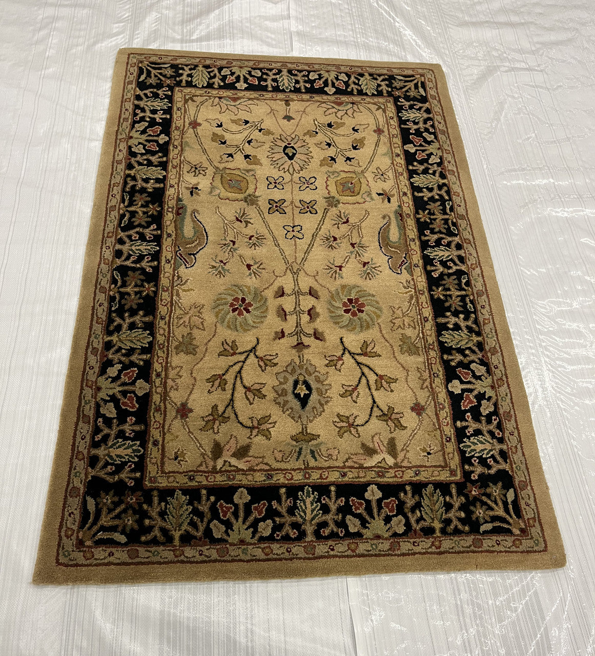 4x6 Traditional Hand-Knotted Wool rug, Rug #EB-55
