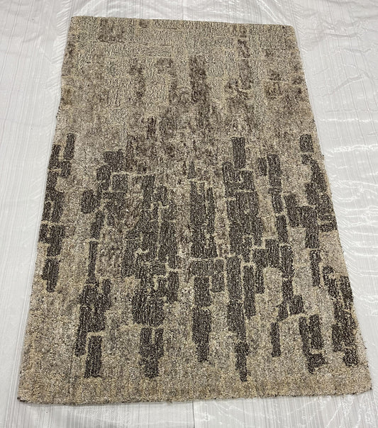 4x6 Modern Hand-Knotted Wool rug, Rug #EB-59