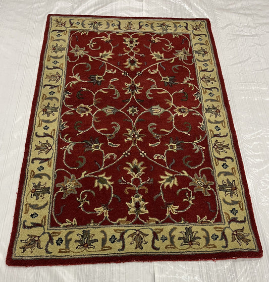 4x6 Traditional Hand-Knotted Wool rug, Rug #EB-60