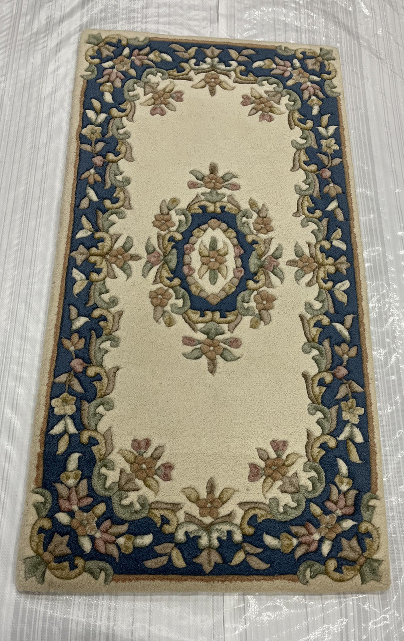 2x4 Traditional Hand-Knotted Wool rug, Rug #EB-63