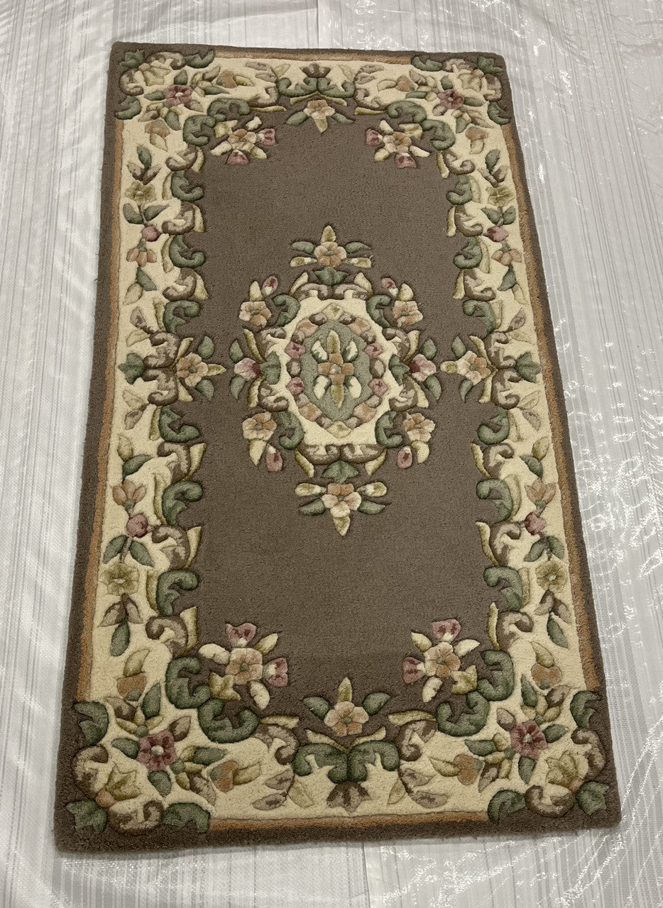 2x4 Traditional Hand-Knotted Wool rug, Rug #EB-66