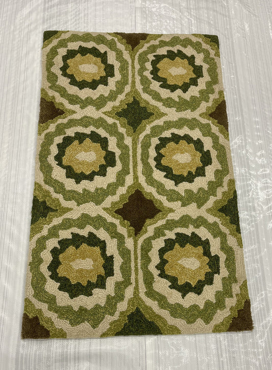 2x4 Modern Hand-Knotted Wool rug, Rug #EB-70