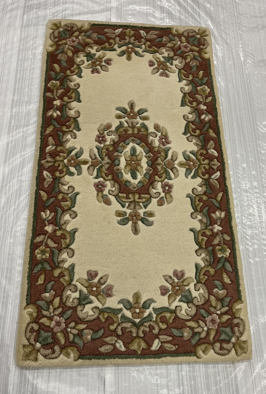 2x4 Traditional Hand-Knotted Wool rug, Rug #EB-81