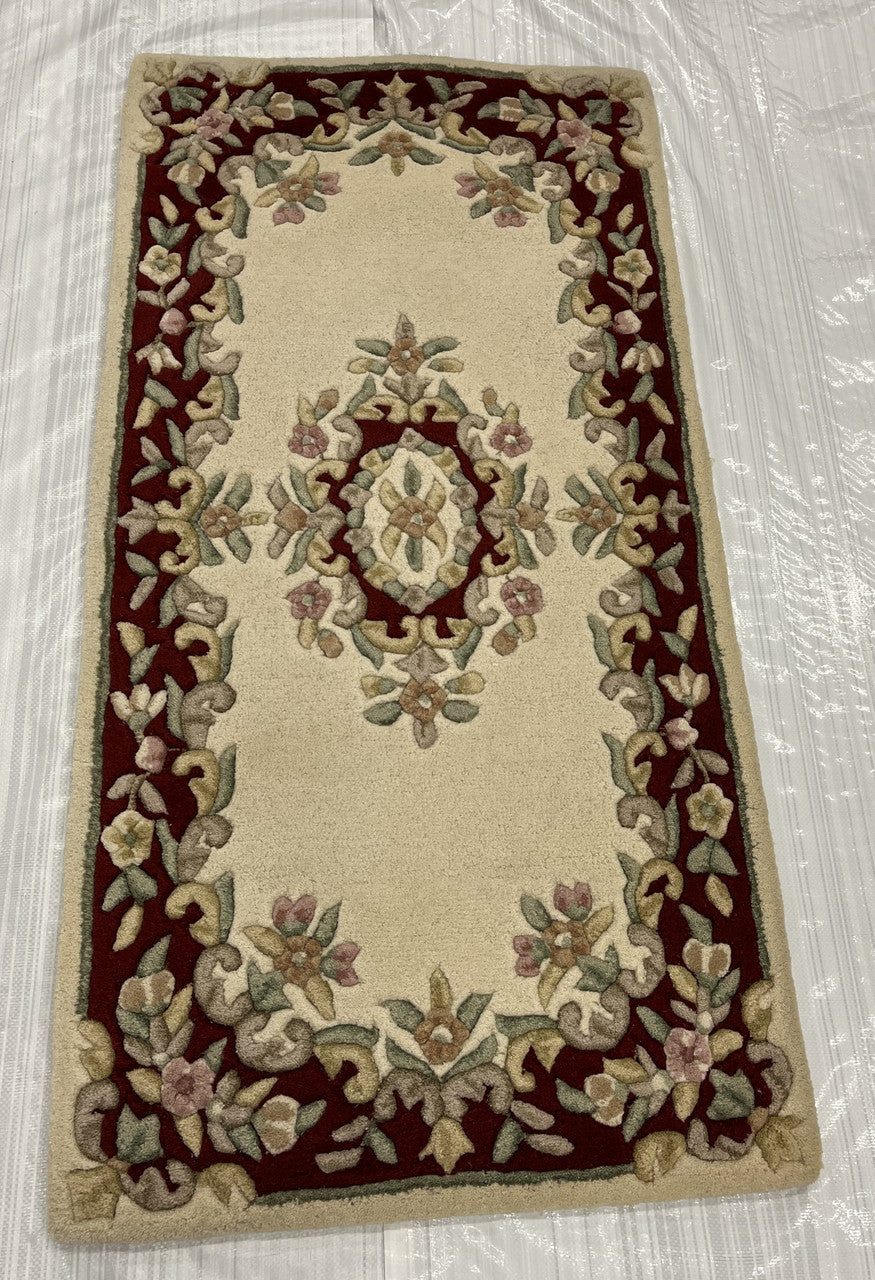 2x4 Traditional Hand-Knotted Wool rug, Rug #EB-82