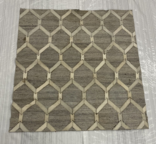 3x3 Transitional Hand-Knotted Wool rug, Rug #EB-84