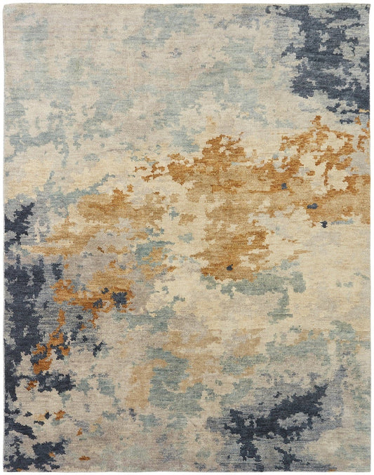 2' x 3' Modern Hand-Knotted Wool rug, Rug #IT2511