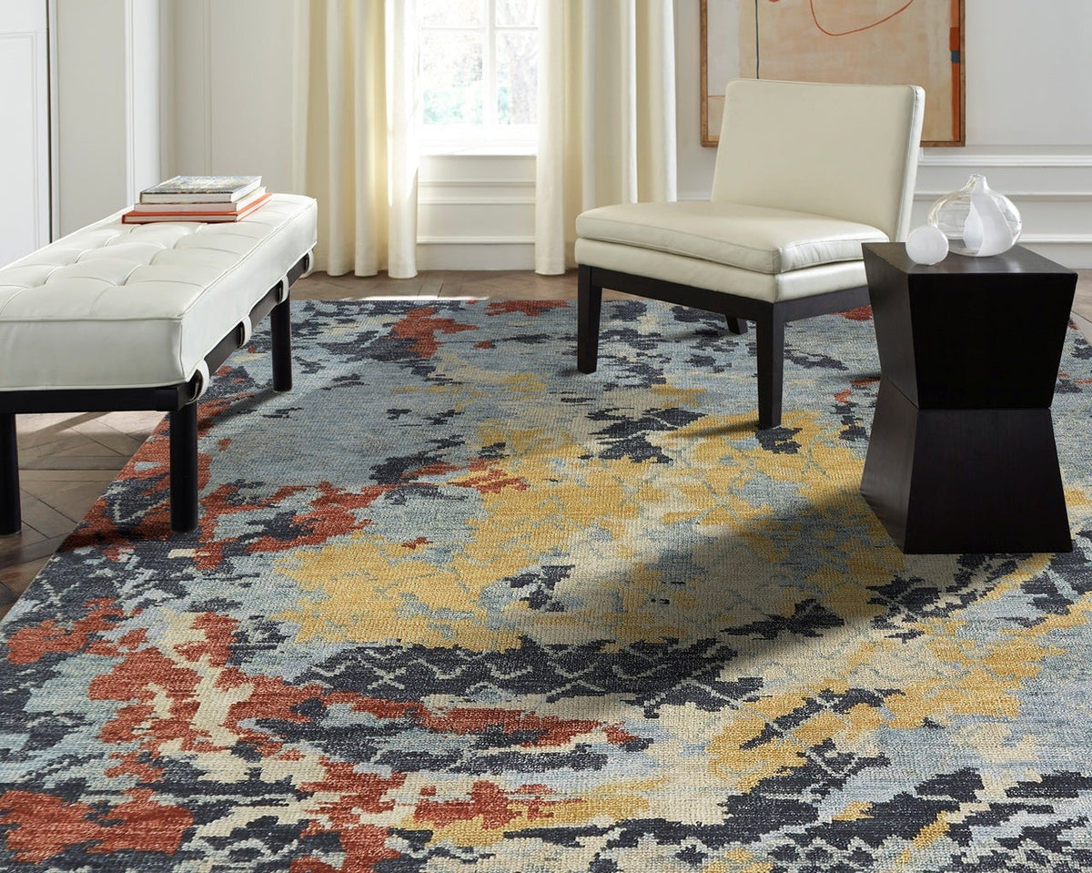 6' x 9' Modern Hand-Knotted Wool rug, Rug #IT2521