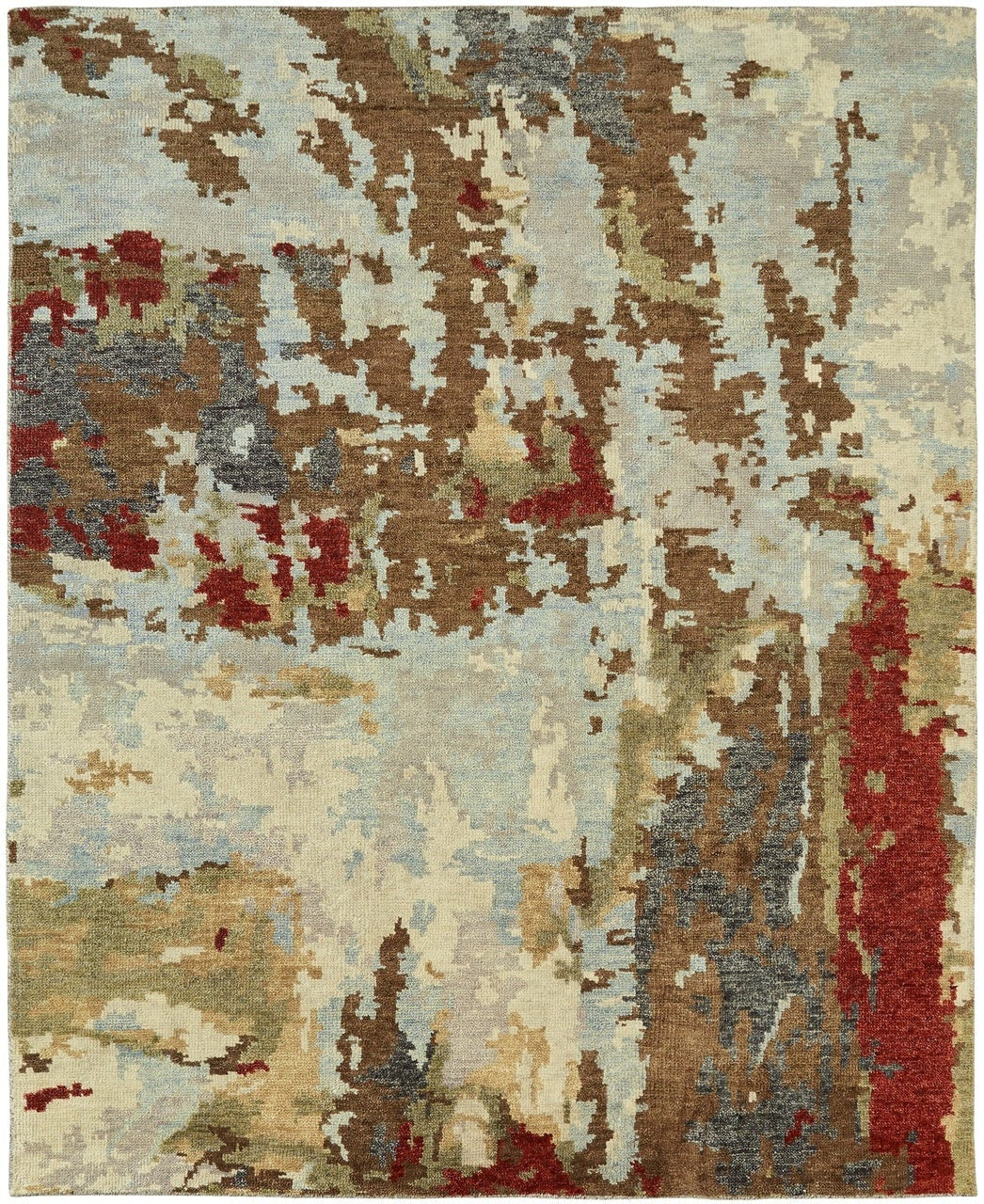 2' x 3' Modern Hand-Knotted Wool rug, Rug #IT2531