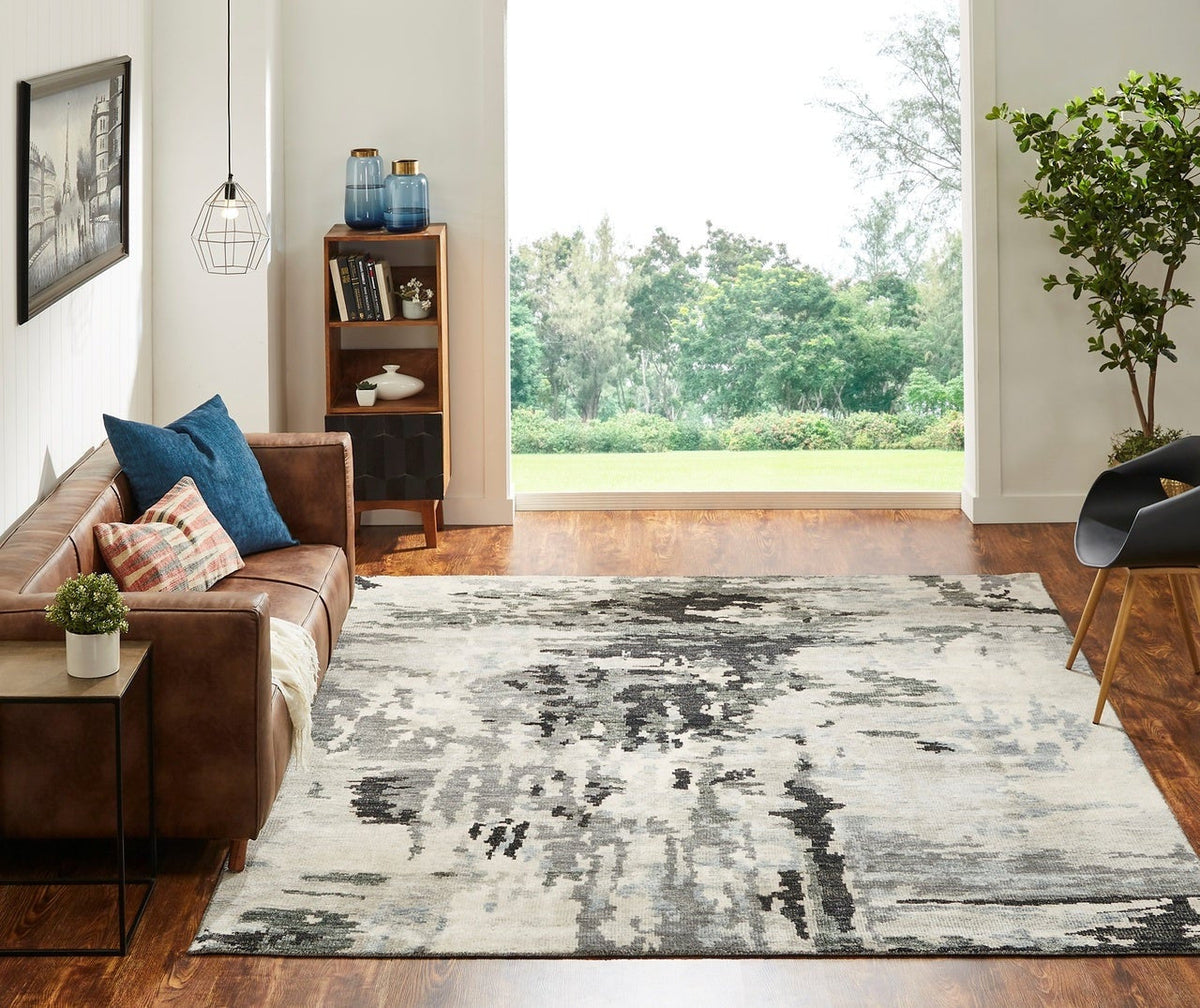 6' x 9' Modern Hand-Knotted Wool rug, Rug #IT2581
