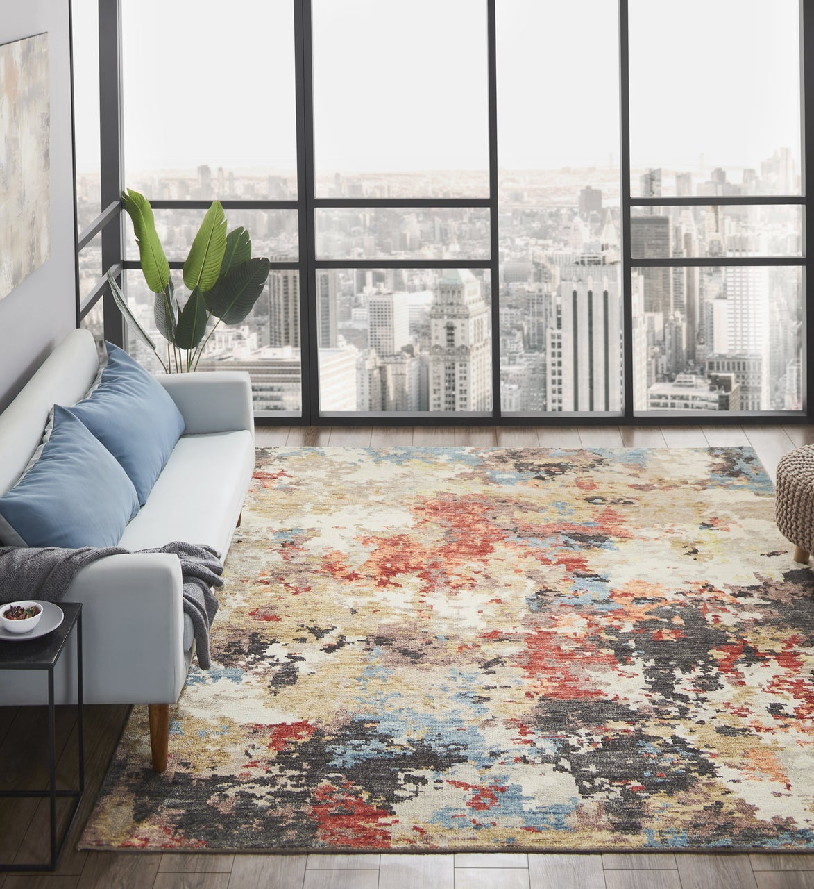 8' x 10' Modern Hand-Knotted Wool rug, Rug #IT2611