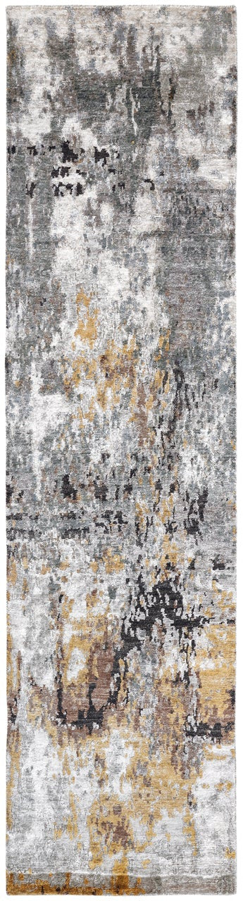 3' x 5' Modern Hand-Knotted Silk rug, Rug #JN0751