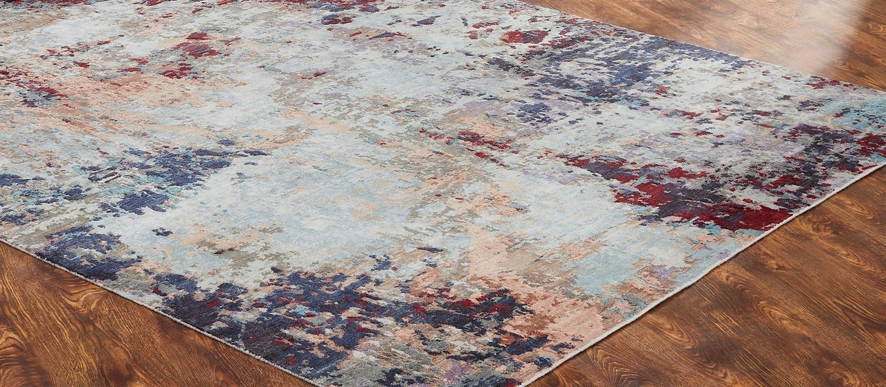 3' x 5' Modern Hand-Knotted Silk rug, Rug #JN0801