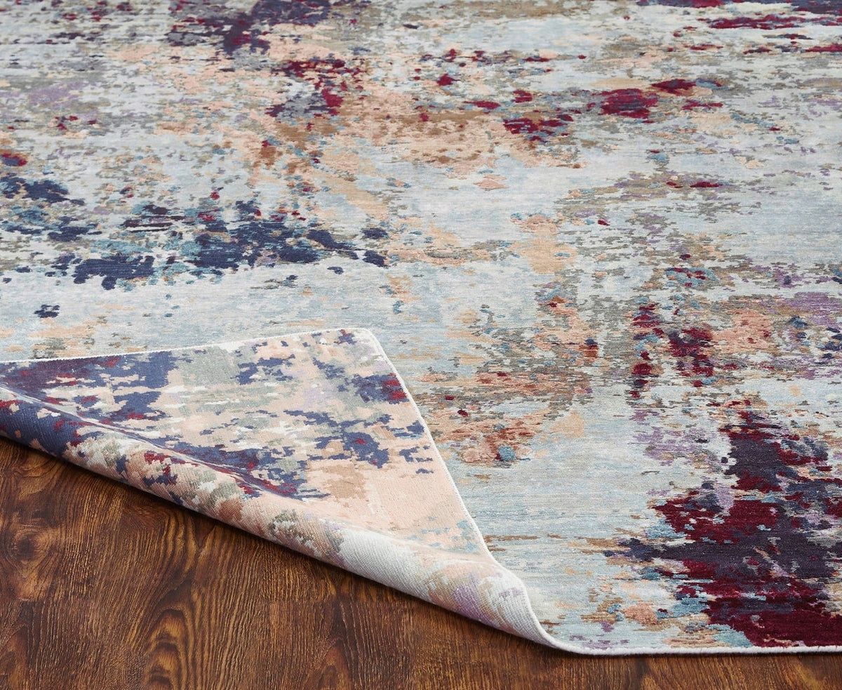4' x 6' Modern Hand-Knotted Silk rug, Rug #JN0801