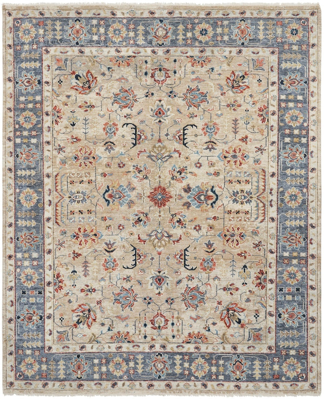 2' x 3' Traditional Hand-Knotted Wool rug, Rug #KN1901