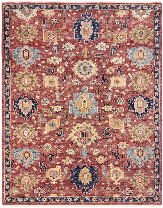 2' x 3' Oushak Hand-Knotted Wool rug, Rug #KN1911