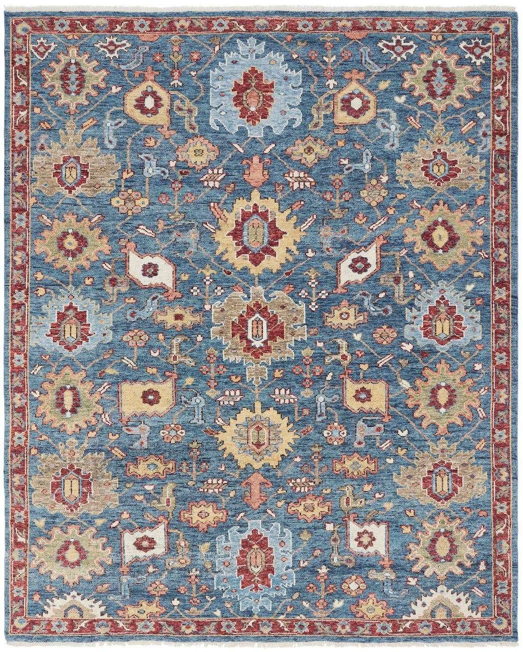 2' x 3' Oushak Hand-Knotted Wool rug, Rug #KN1921