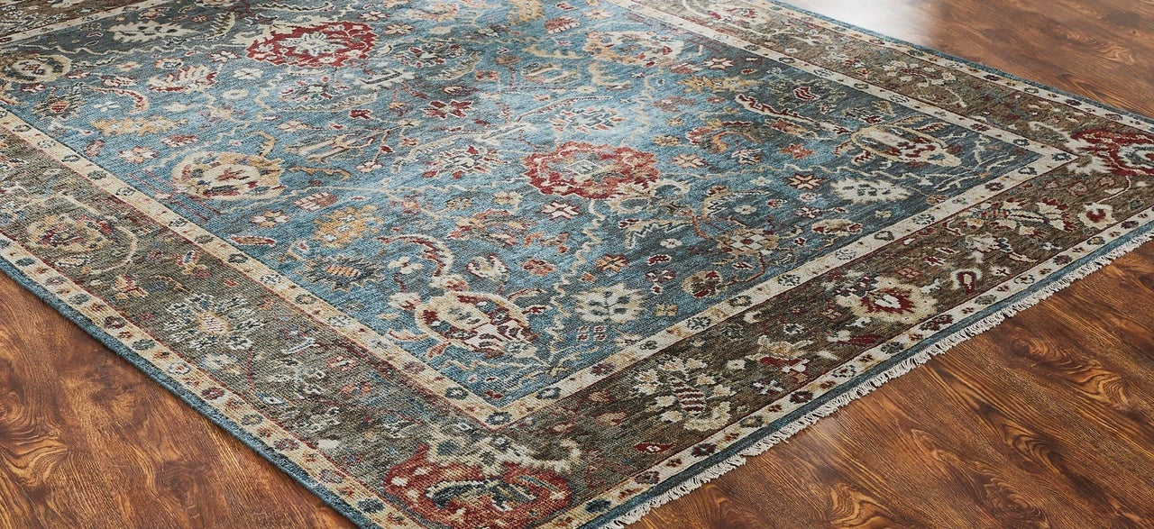 3' x 5' Oushak Hand-Knotted Wool rug, Rug #KN1931
