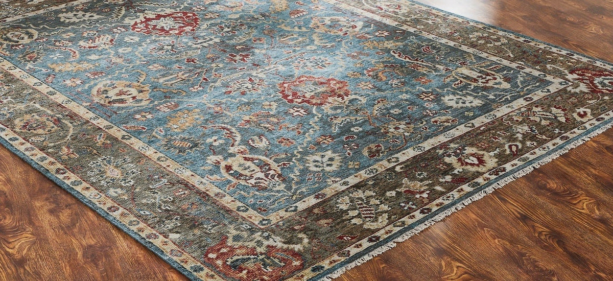 3' x 5' Oushak Hand-Knotted Wool rug, Rug #KN1931