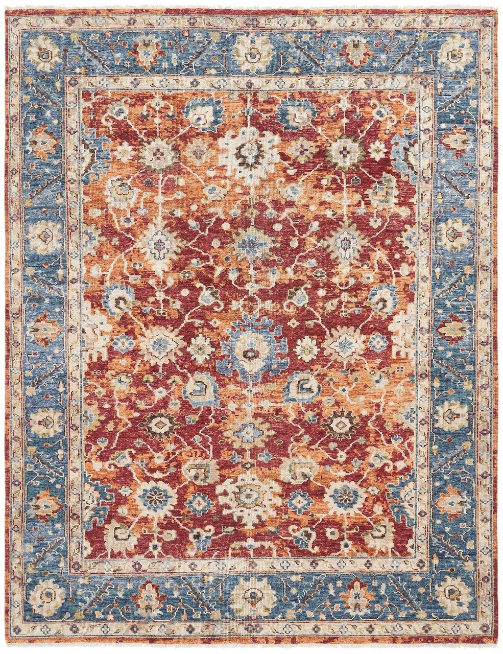 2' x 3' Oushak Hand-Knotted Wool rug, Rug #KN1961