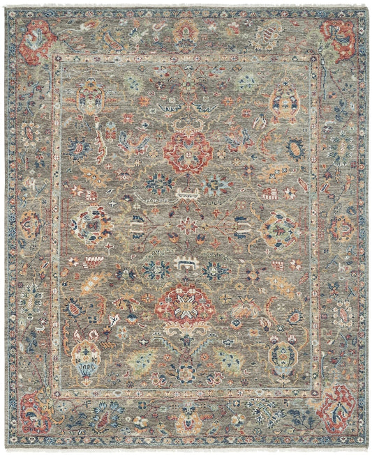 2' x 3' Oushak Hand-Knotted Wool rug, Rug #KN1971