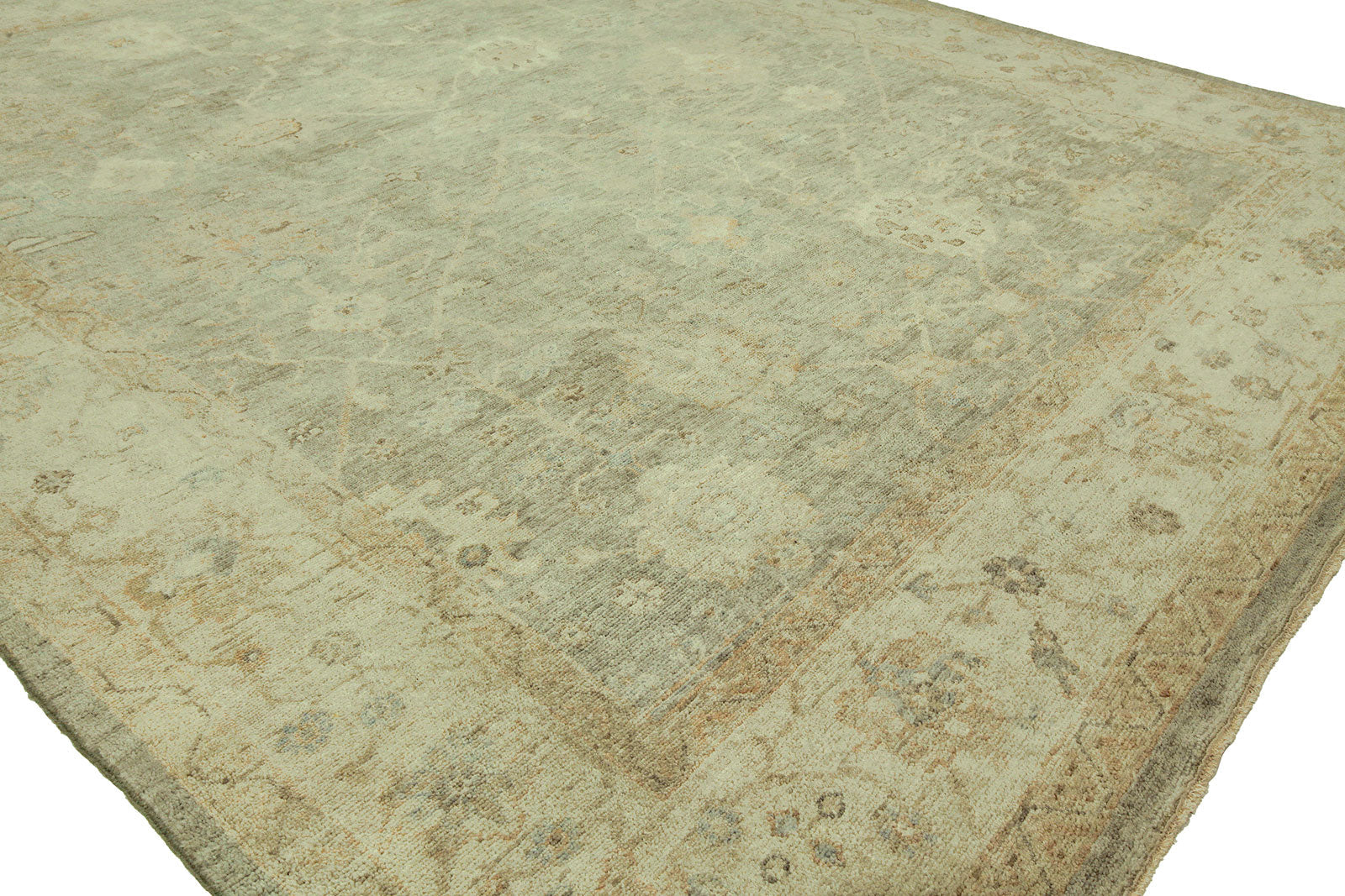 3' x 5' Oushak Hand-Knotted Wool rug, Rug #KZ1231