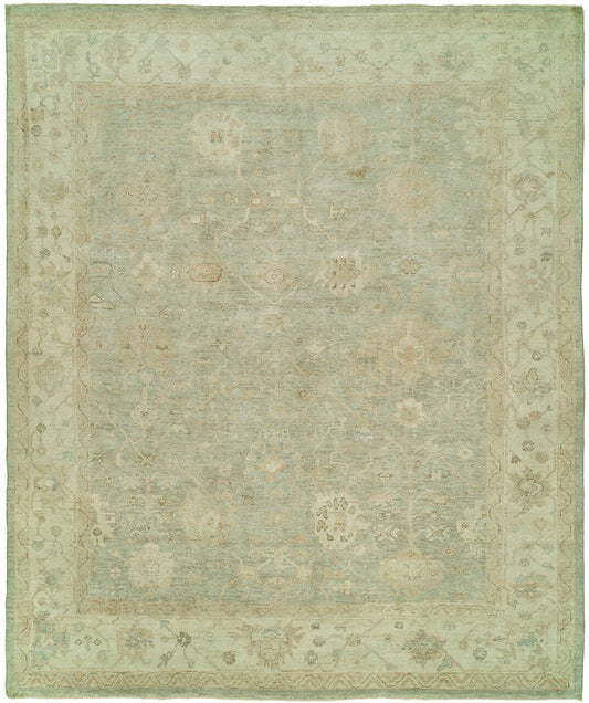 2' x 3' Oushak Hand-Knotted Wool rug, Rug #KZ1231