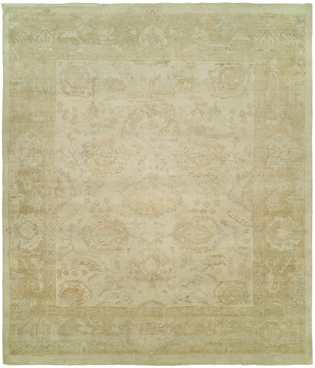2' x 3' Oushak Hand-Knotted Wool rug, Rug #KZ1251
