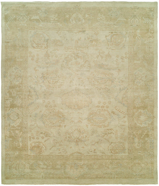 2' x 3' Oushak Hand-Knotted Wool rug, Rug #KZ1251