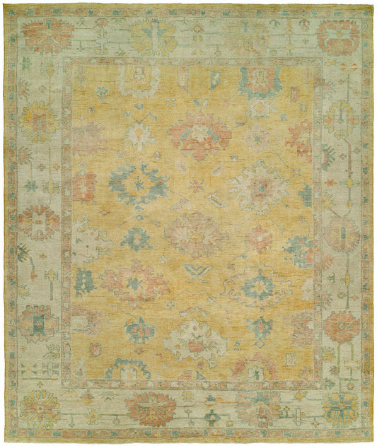 2' x 3' Oushak Hand-Knotted Wool rug, Rug #KZ1261
